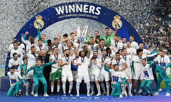 Câu lạc bộ Real Madrid vô địch C1 bao nhiêu lần?