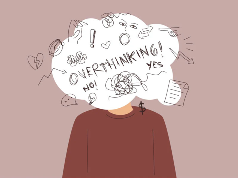 Vòng xoáy suy nghĩ quá mức khiến não bộ luôn trong trạng thái quá tải.